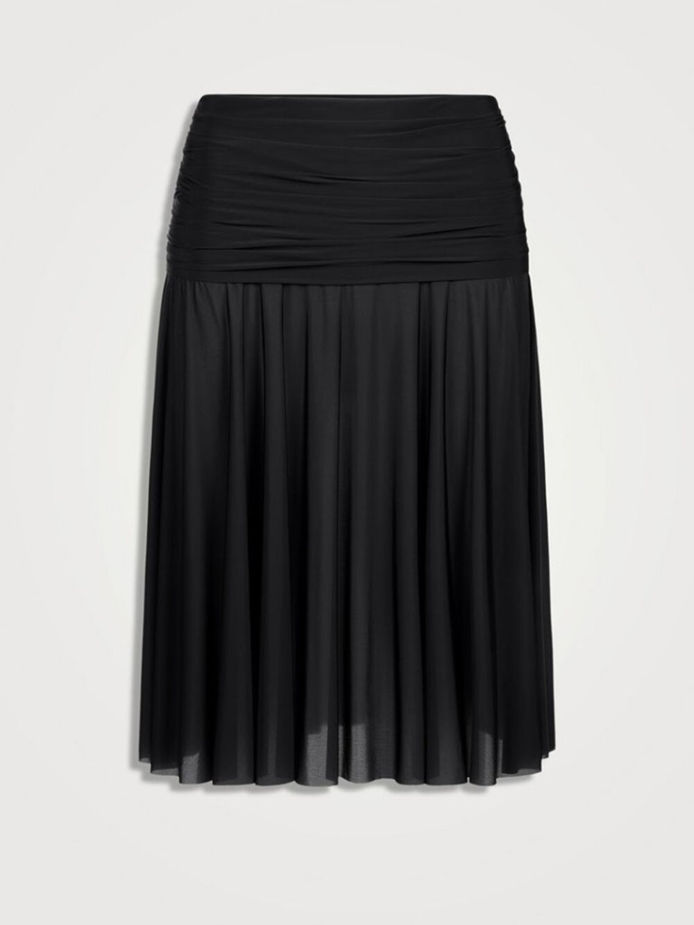 Skims Black Milky Sheer Midi Skirt - Size M - NWOT